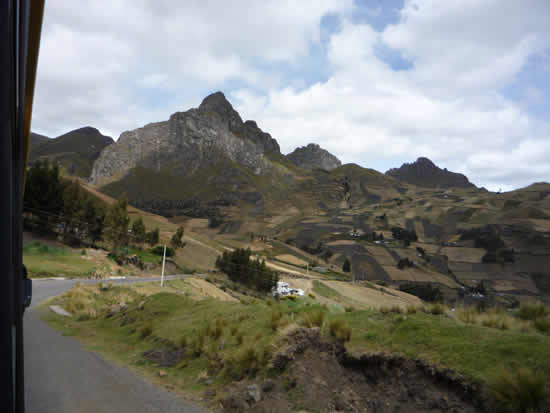hills at quilotoa